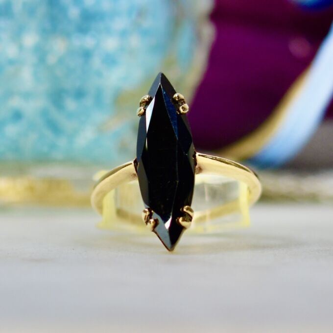 Hematite Ring in 10ct Gold