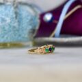 Sapphire & Emerald Ring in 9ct Gold