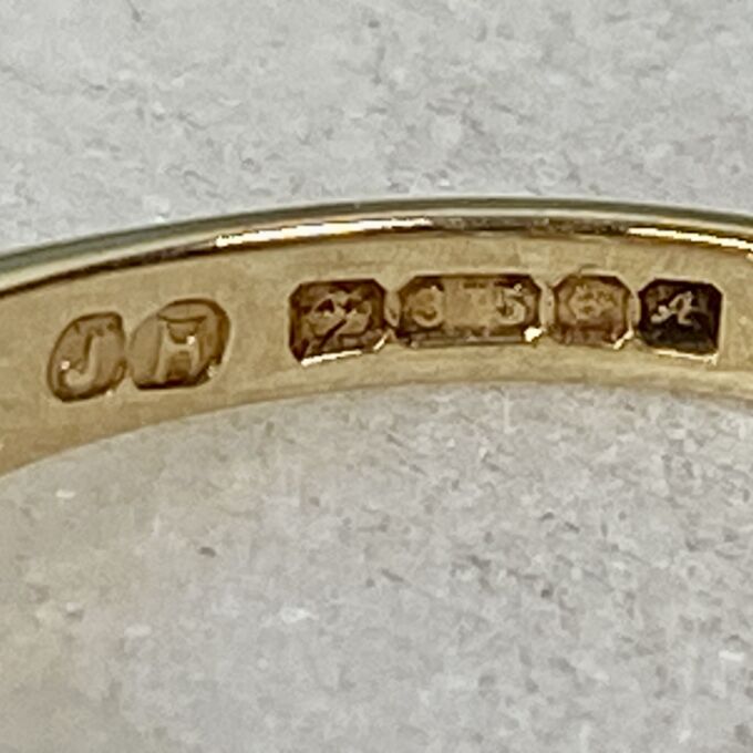 Sapphire & Emerald Ring in 9ct Gold