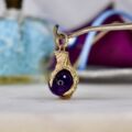 Claw Talon with Amethyst Ball in 9ct Gold