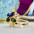 Multi Sapphire Ring in 14ct Gold