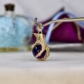 Claw Talon with Amethyst Ball in 9ct Gold