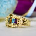 Ornate Multi Stone Ring in 14ct Gold