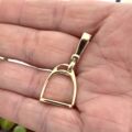 Stirrup Pendant in 14ct Gold