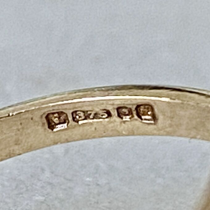 Opal & Garnet Cluster Ring in 9ct Gold