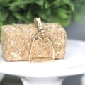 Stirrup Pendant in 14ct Gold