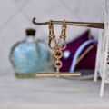 Antique T Bar & Matching Clips in 9ct Gold