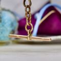 T or Albert Bar in 9ct Rose Gold