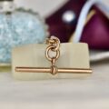 T or Albert Bar in 9ct Rose Gold