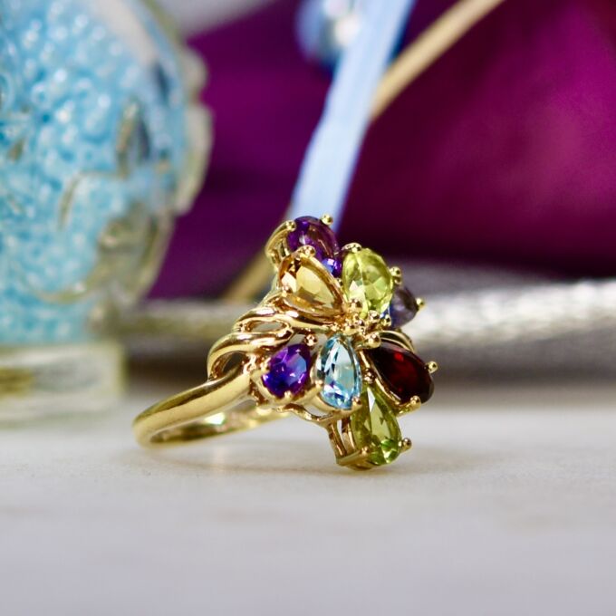 Multistone Ring in 9ct Gold