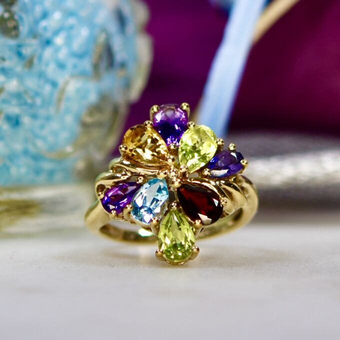 Multistone Ring in 9ct Gold