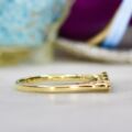 Diamond Bar Ring in 10ct Gold