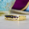 Sapphire & Diamond Ring in 14ct Gold