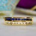Sapphire & Diamond Ring in 14ct Gold