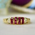 Ruby & Diamond Ring in 14ct Gold