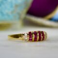 Ruby & Diamond Ring in 14ct Gold
