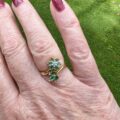 Emerald & Diamond Ring in 14ct Gold
