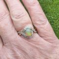 Opal & Diamond Ring in 14ct Gold