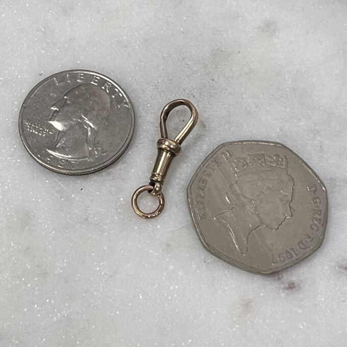 Antique Dog Clip in 9ct Gold