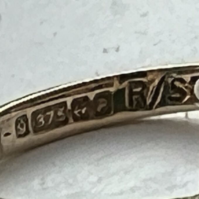 Citrine Solitaire Ring in 9ct Gold