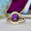 Amethyst Solitaire Ring in 9ct Gold