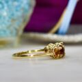 Citrine & Garnet Ring in 9ct Gold