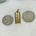 Ingot Pendant in 9ct Gold