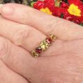 Citrine & Garnet Ring in 9ct Gold