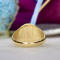Patterned Signet Ring in 9ct Gold