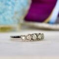 Five Stone Diamond Ring in 9ct White Gold