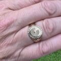 Patterned Signet Ring in 9ct Gold