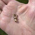 Dummy or Pacifier Charm Pendant in 9ct Gold