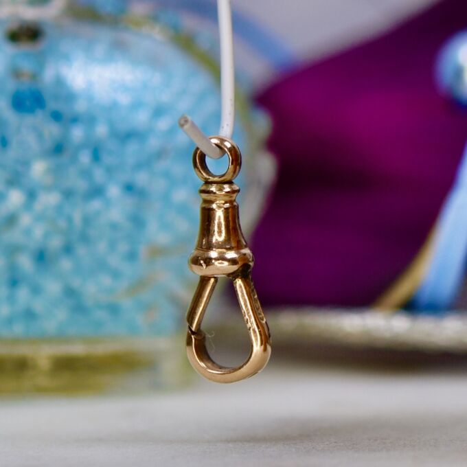 Antique Dog Clip in 9ct Rose Gold