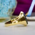 Hematite Centurion Intaglio Signet Ring in 9ct Gold