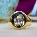 Hematite Centurion Intaglio Signet Ring in 9ct Gold
