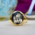 Hematite Centurion Intaglio Signet Ring in 9ct Gold