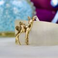 Deer Pendant in 9ct Gold