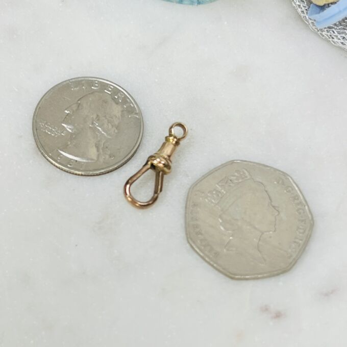 Antique Dog Clip in 9ct Rose Gold