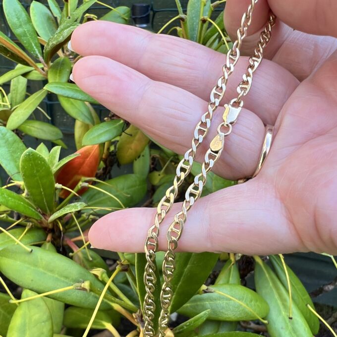 Mariner Chain Necklace in 9ct Gold