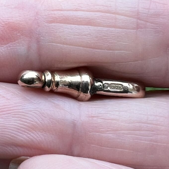 Antique Dog Clip in 9ct Rose Gold