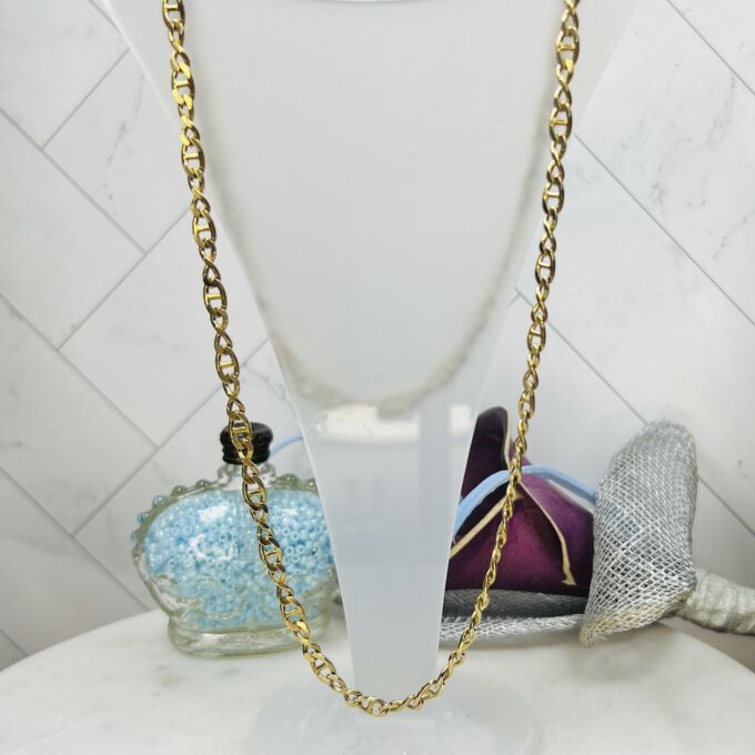 Mariner Chain Necklace in 9ct Gold