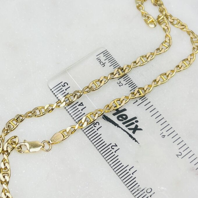 Mariner Chain Necklace in 9ct Gold