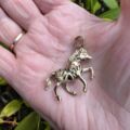 Articulated Horse Pendant in 9ct Gold