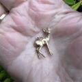 Deer Pendant in 9ct Gold
