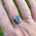 Hematite Centurion Intaglio Signet Ring in 9ct Gold