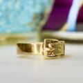 Heavyweight Buckle Ring in 9ct Gold