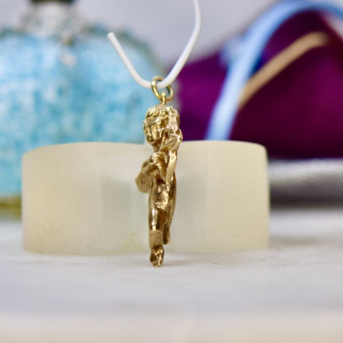 Cupid Pendant in 9ct Gold