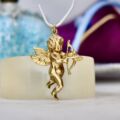 Cupid Pendant in 9ct Gold