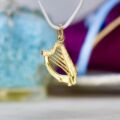 Harp Pendant in 9ct Gold