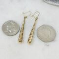 Ornate Torpedo Earrings in 9ct Gold